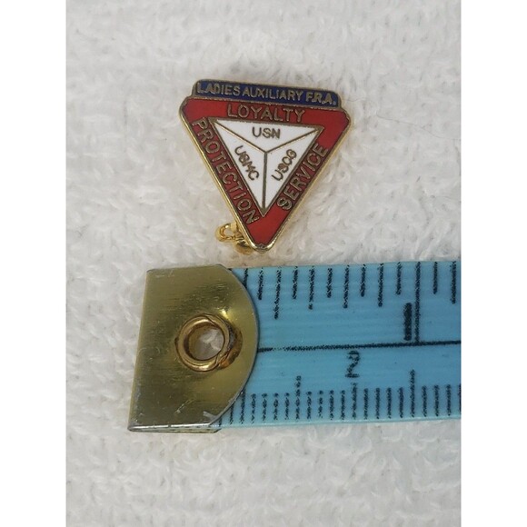 Ladies Auxiliary F.R.A. Pin Loyalty Service Protection USN USMC USCG Vintage - Picture 5 of 5